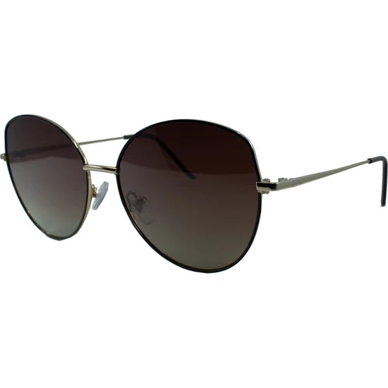 Infiniti MS-111 C6 53 Women's Black Geometric Frame Sunglasses