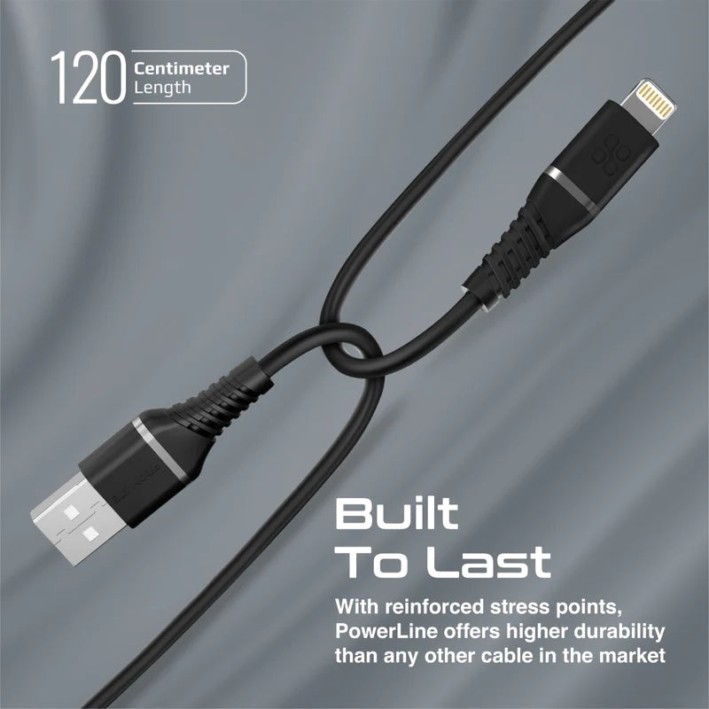 PROMATE High Tensile Strength Data Sync & Charge Cable with Lightning Connector