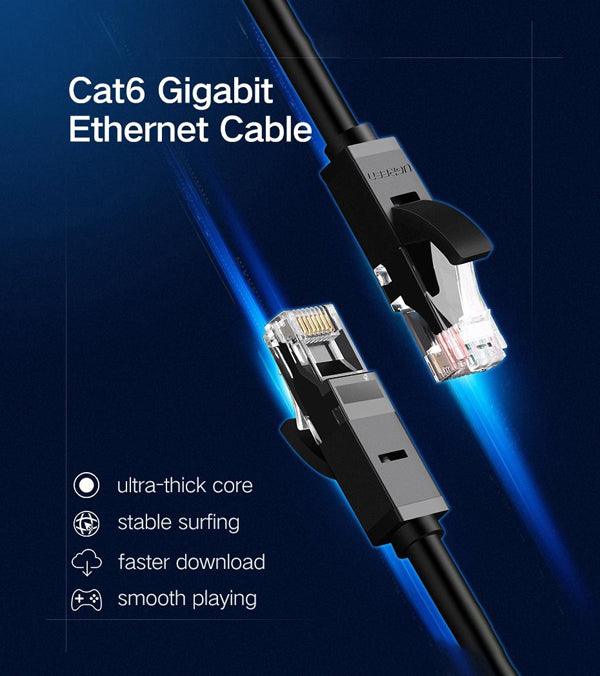 UGREEN Cat 6 U/UTP Lan Cable 0.5m (Black) 20158