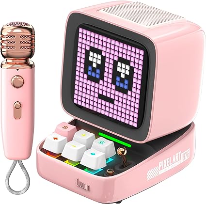 Divoom DitooMic Bluetooth Speaker (Pink)