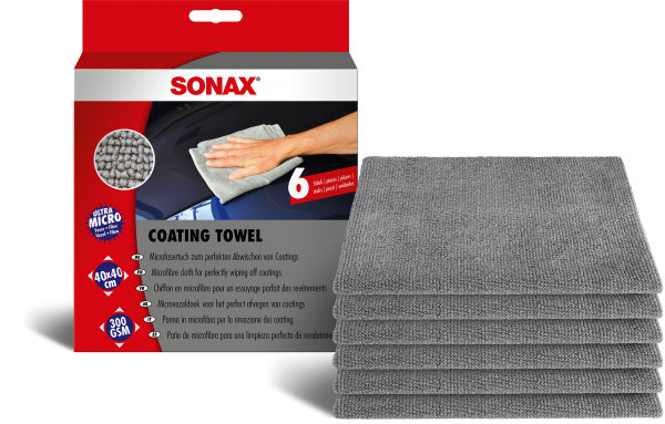 SONAX Coating Towel, 6pcs