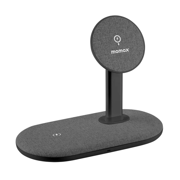 Momax Q.Mag Dual 2-in-1 Magnetic Desktop Wireless Charger