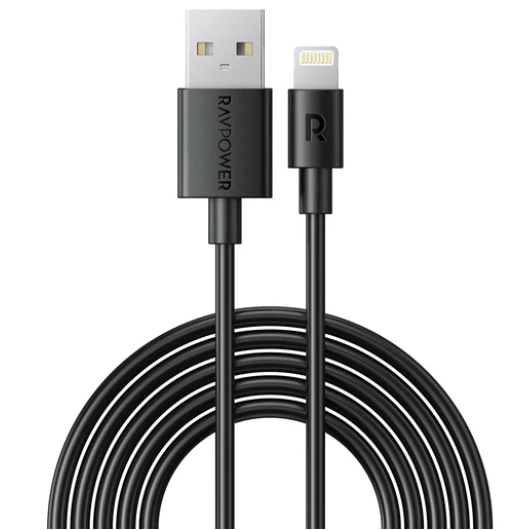 RAVPower RP-CB1014 USB A-Lightning Cable 1m TPE - black