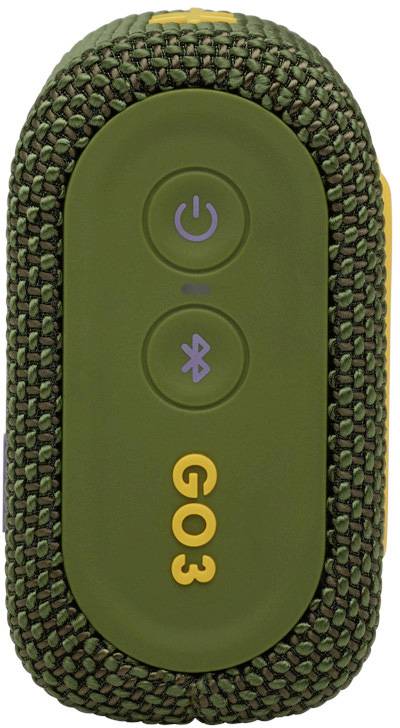 JBL GO 3 Portable Waterproof Wireless Speaker - Green