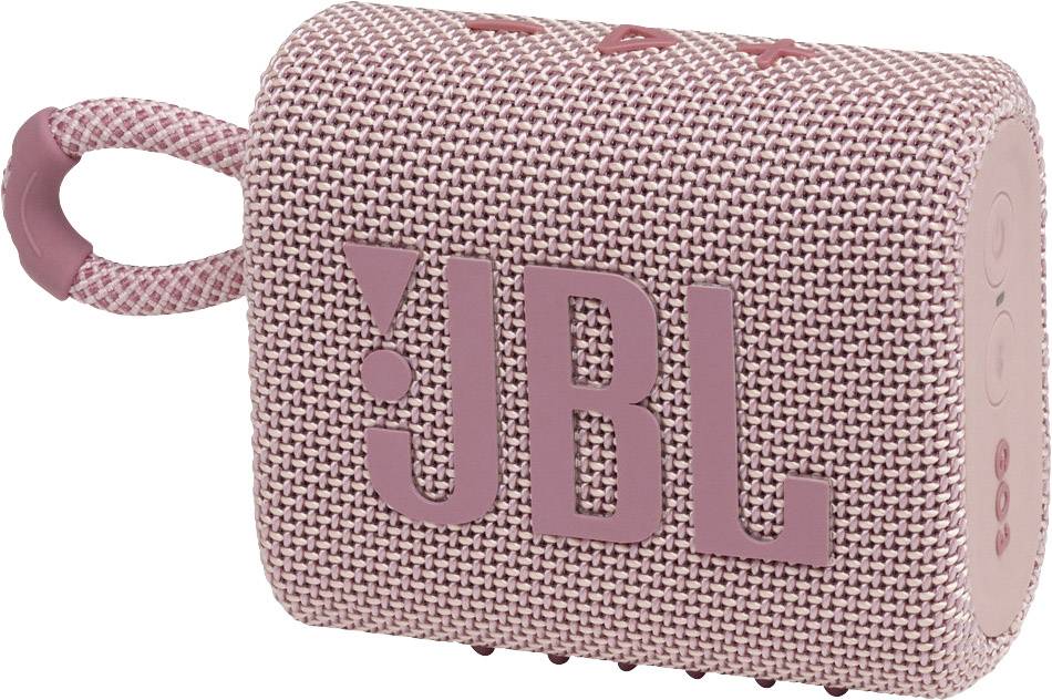 JBL GO 3 Portable Waterproof Wireless Speaker - Pink