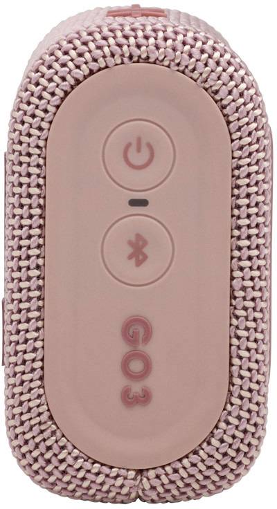 JBL GO 3 Portable Waterproof Wireless Speaker - Pink