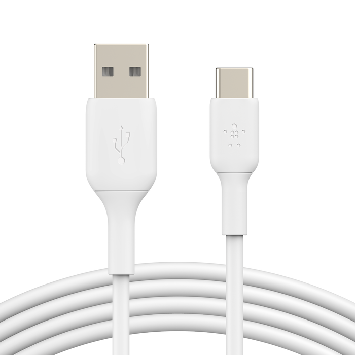 Belkin Boost Charge USB-C to USB-A Cable (1m / 3.3ft, White)