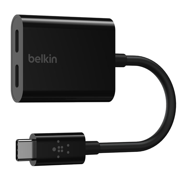 Belkin USB-C Audio + USB-C Charge Adapter, fast charging up to 60W