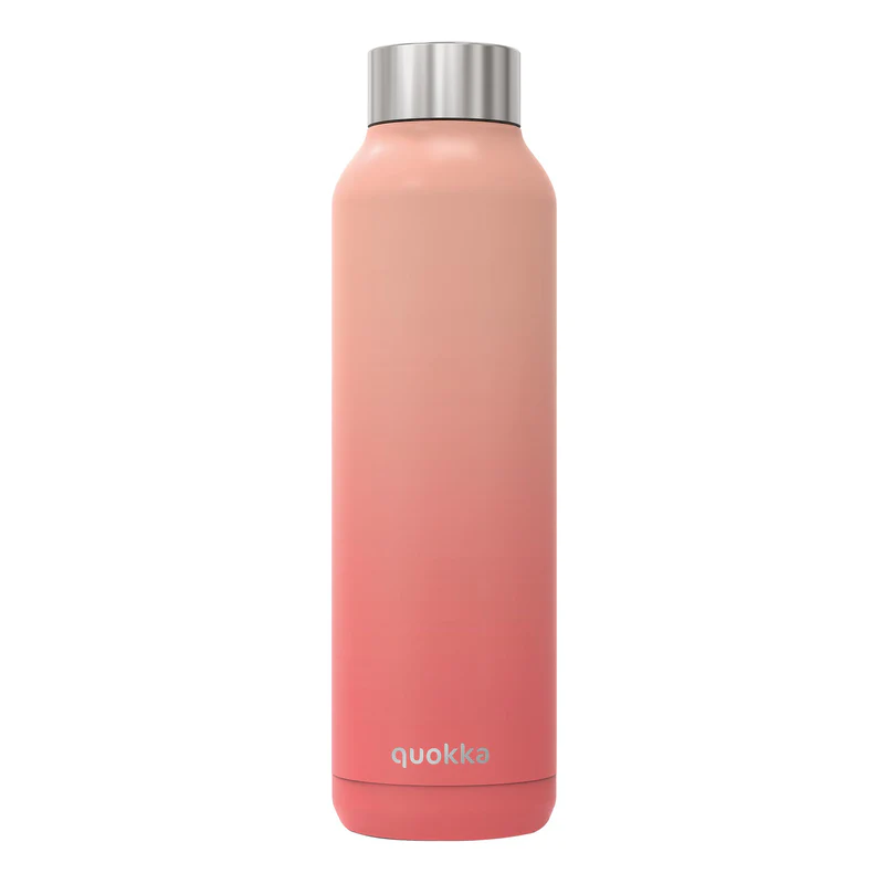 QUOKKA thermal ss bottle solid peach 630 ml