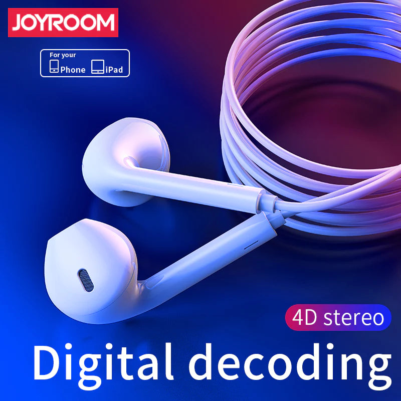 JOYROOM JR-EP3 Ben Series Lightning Wired Earphone