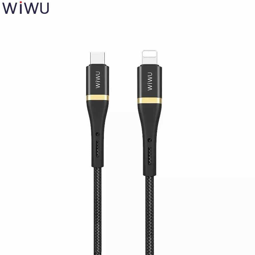 WiWU ED-103 Elite Lightning 1.2M Data Cable (Black)