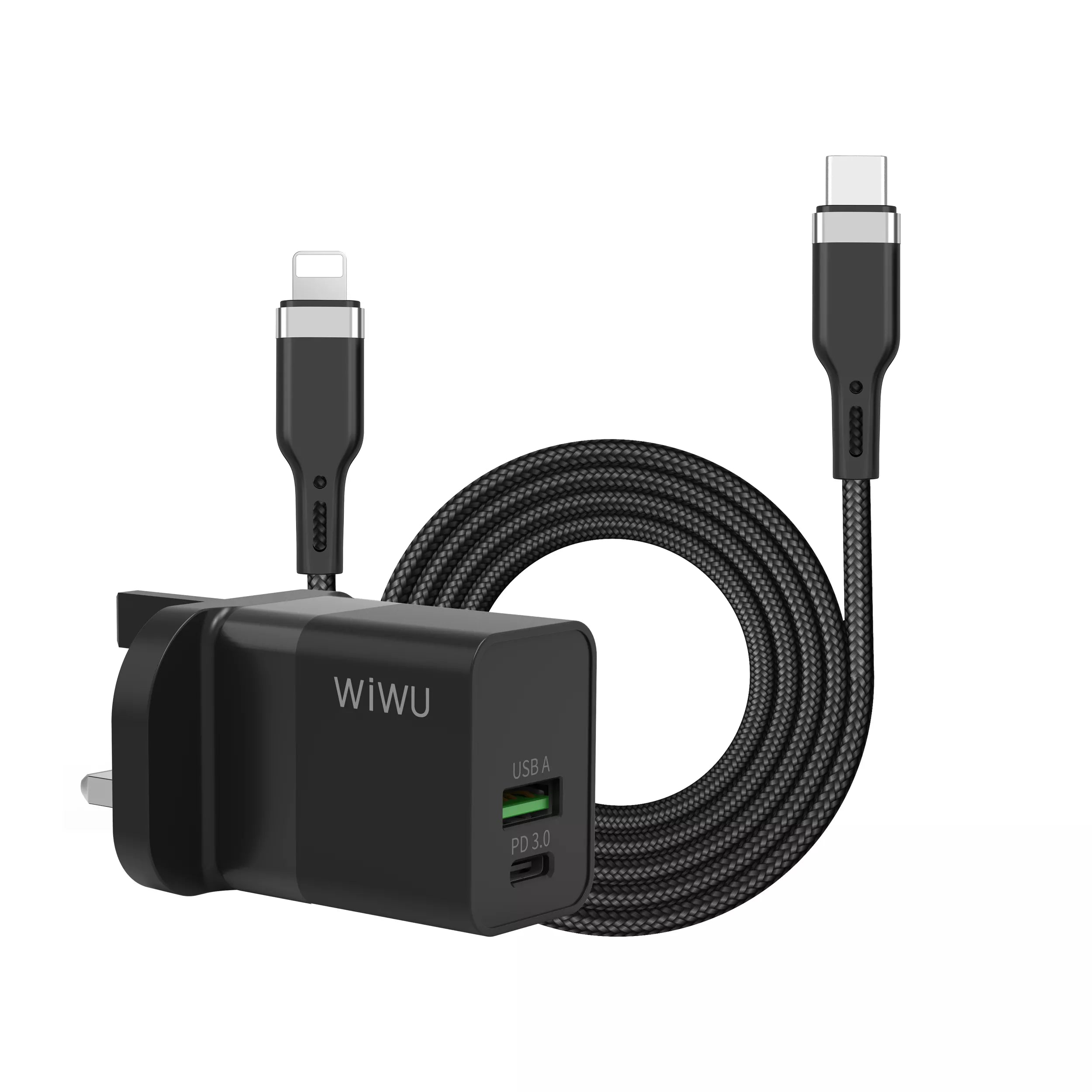 Wiwu charge 30W + cable C to lighting 1.2M - JoCell جوسيل