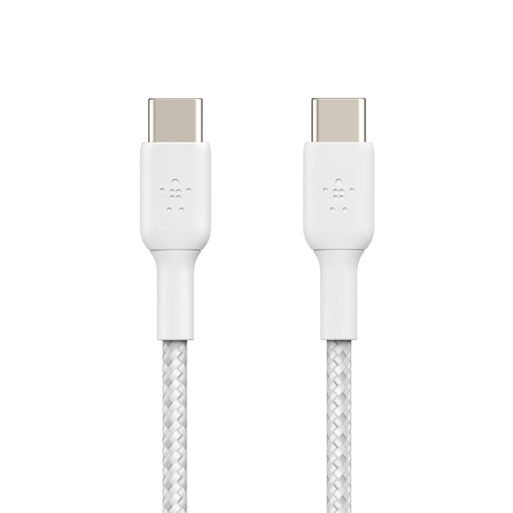 Belkin BOOST CHARGE™ USB-C® to USB-C Cable Braided, 1M, White