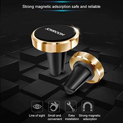 Joyroom ZS122 Ring Shaped Air Vent 360 Degrees Magnetic Bracket, Gold
