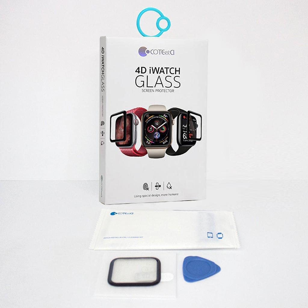 Coteetci 4D Full Cover Glass (42 mm) Screen Protector For Apple Watch