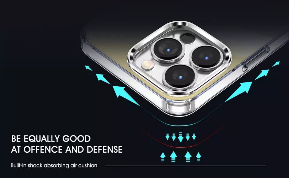 Keephone Dazzle Transparent Phone Case Metal Phone Case for iPhone 14 pro Max