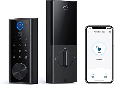Eufy WiFi Fingerprint smart lock- Black