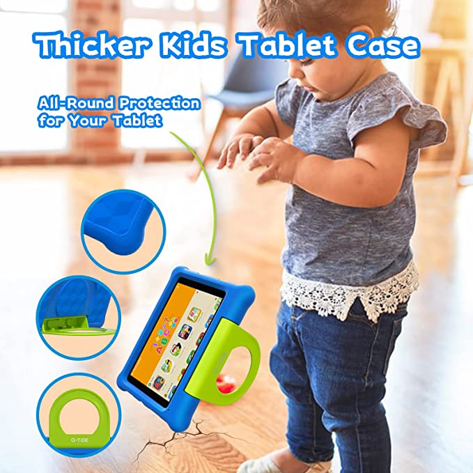 G-TiDE Kids Tablet, 8 inch Tablet for Kids, 5100mAh Big Battery, 2GB+32GB Learning Tablets, 5MP Dual Camera - JoCell جوسيل