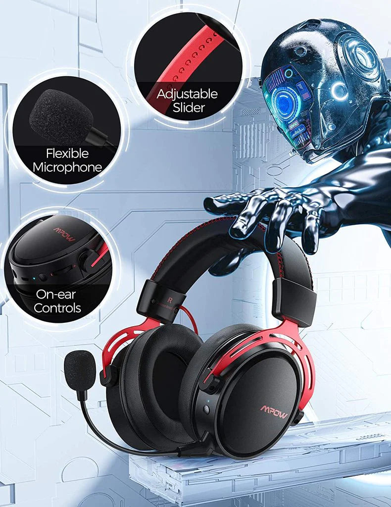 MPOW Air 2.4G Gaming Bluetooth Headset