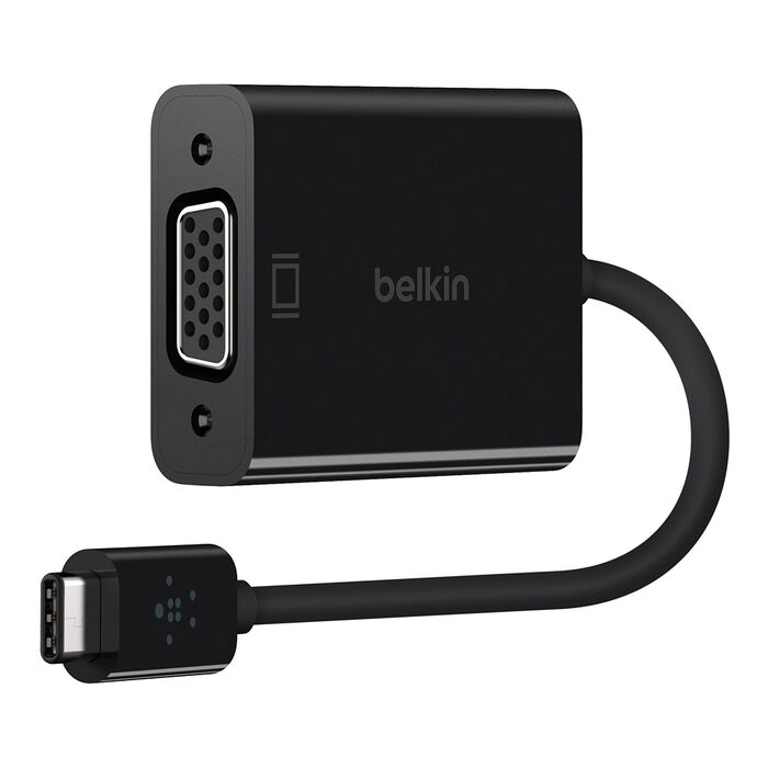 Belkin USB-C to VGA Adapter - Black