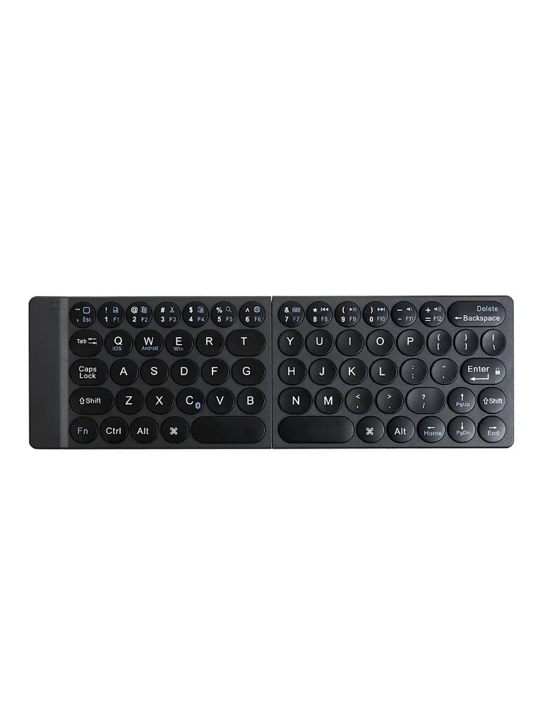 WiWU Rechargeable Full Size Ultra Slim Folding Keyboard Compatible IOS Android Windows