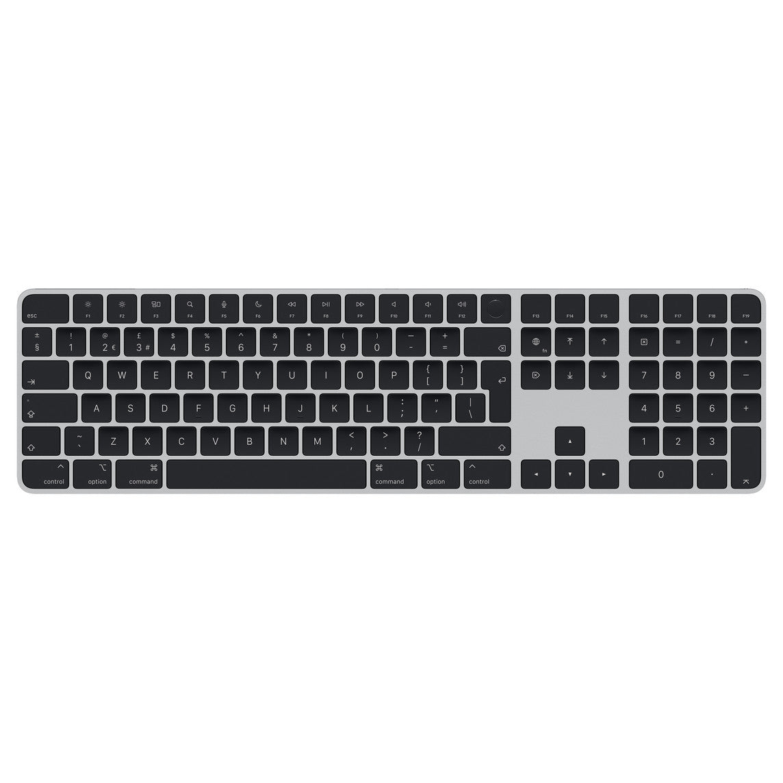 Apple Magic Keyboard with Touch ID & Numeric Keypad - UK layout / Black keys