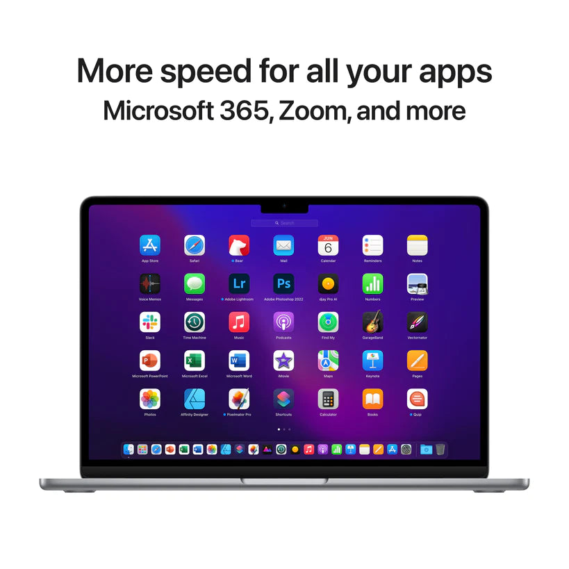 MacBook Air 13-inch : Apple M2 chip with 8-core CPU and 10-core GPU, 512GB - Midnight