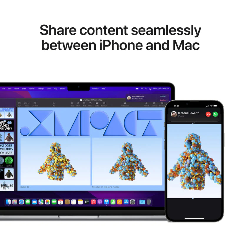MacBook Air 13-inch: Apple M2 chip with 8-core CPU and 10-core GPU, 512GB - Space Grey