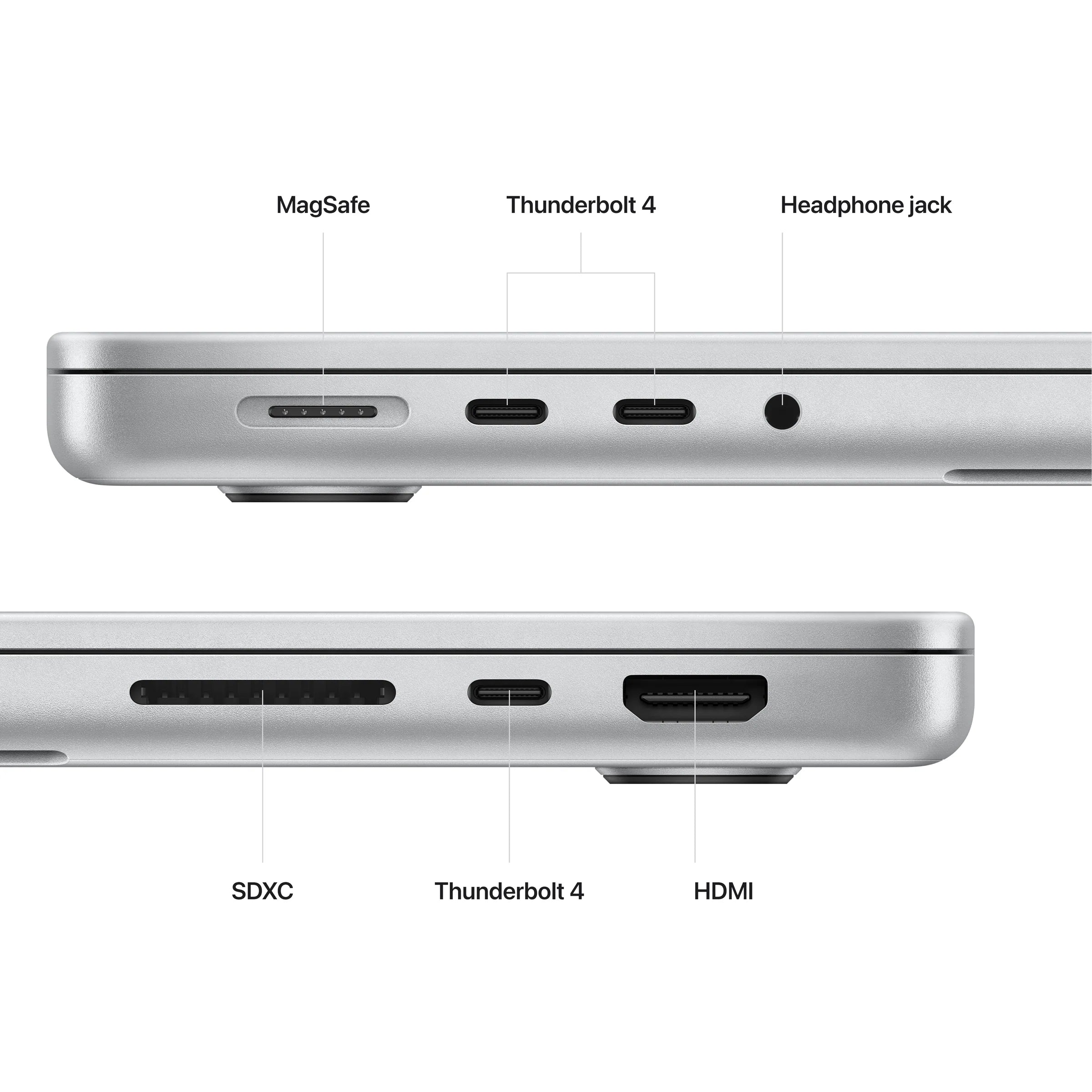 MacBook Pro 14-inch : Apple M2 Max chip with 12‑core CPU and 30‑core GPU, 1TB SSD - Silver