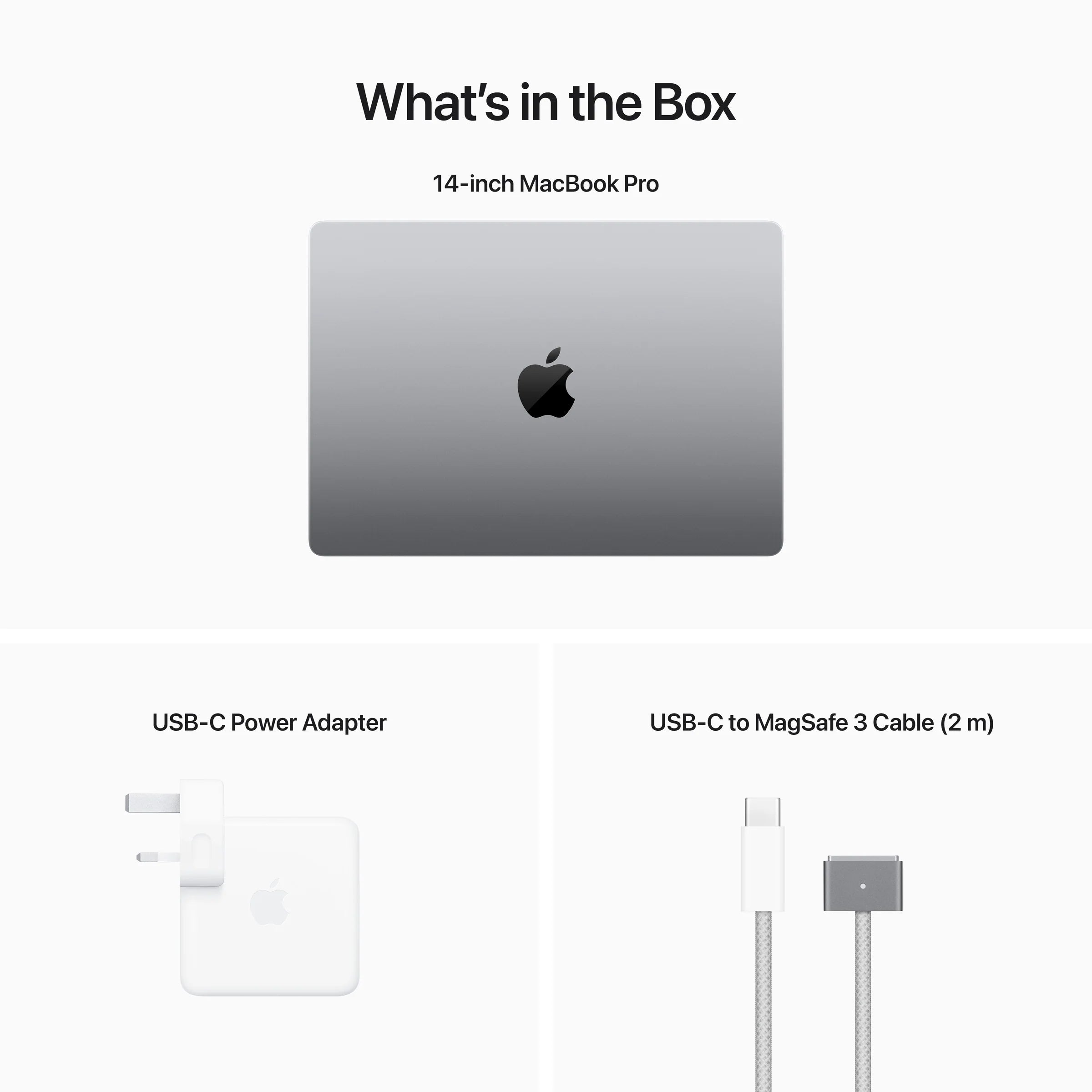 MacBook Pro 14-inch : Apple M2 Pro chip with 10‑core CPU and 16‑core GPU, 512GB SSD - Space Grey