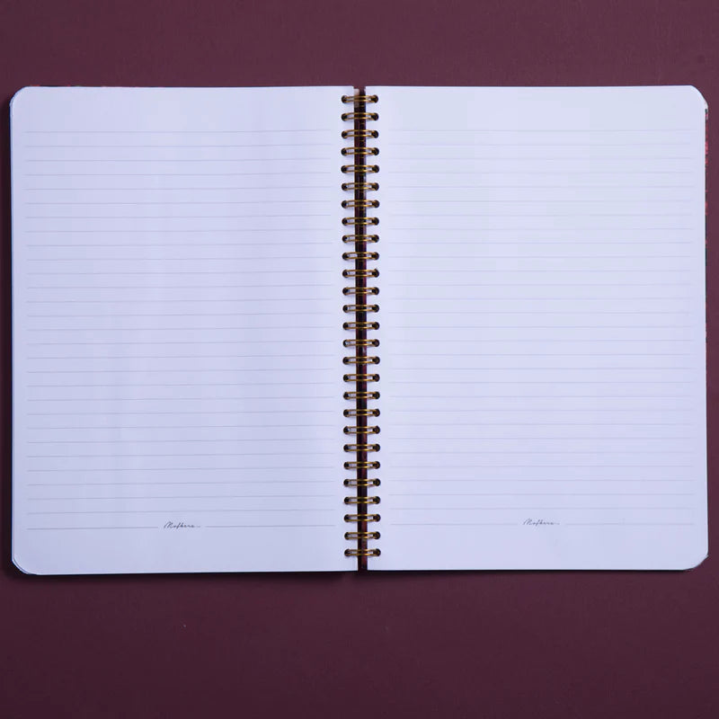 Makeup Notebook- A5 Size (Wire)