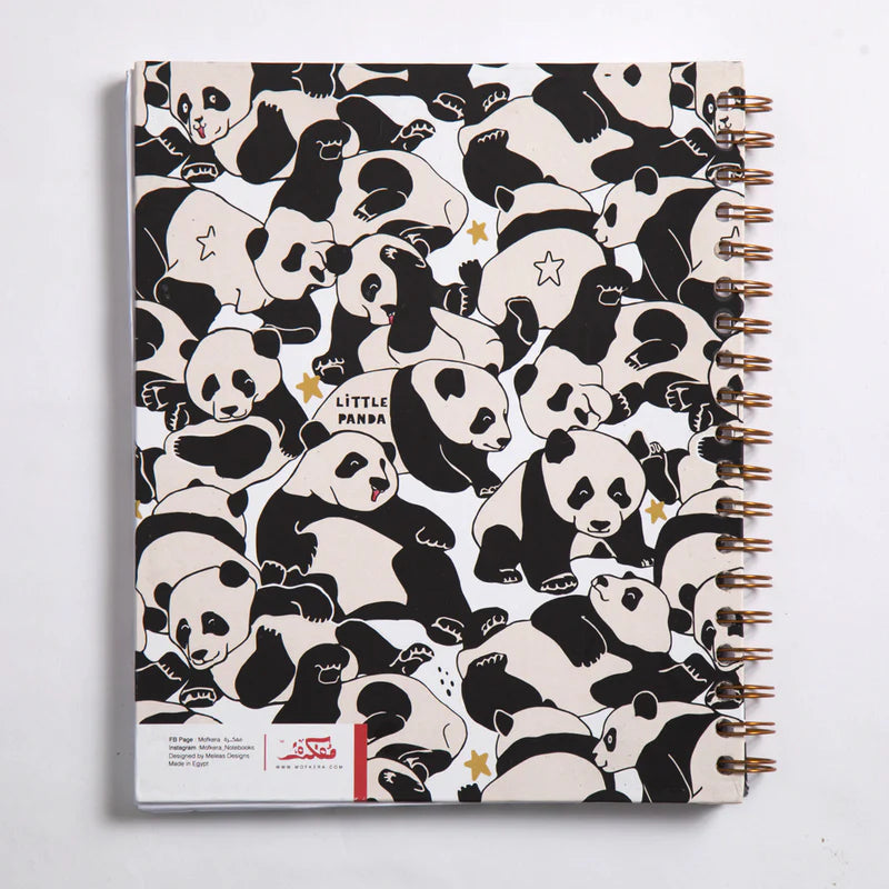Panda Wire Notebook- Large