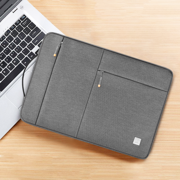 Wiwu alpha slim sleeve bag for 15.4" laptop/16" macbook - gray
