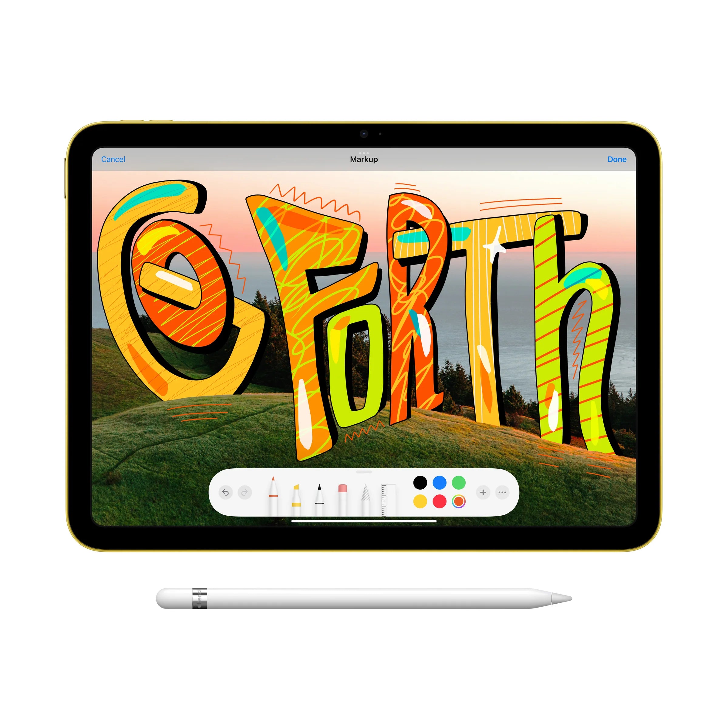 Apple iPad 10th Gen, Wi-Fi, 10.9 inch, 64GB, Yellow