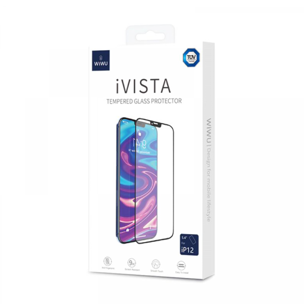 Wiwu ivista tempered glass screen protector for iphone 12 (6.1")