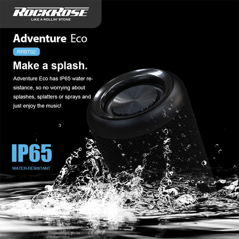 Rockrose adventure eco bluetooth speaker 5w ipx65