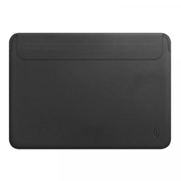 Wiwu skin pro ii pu leather sleeve for macbook pro 14.2" - black