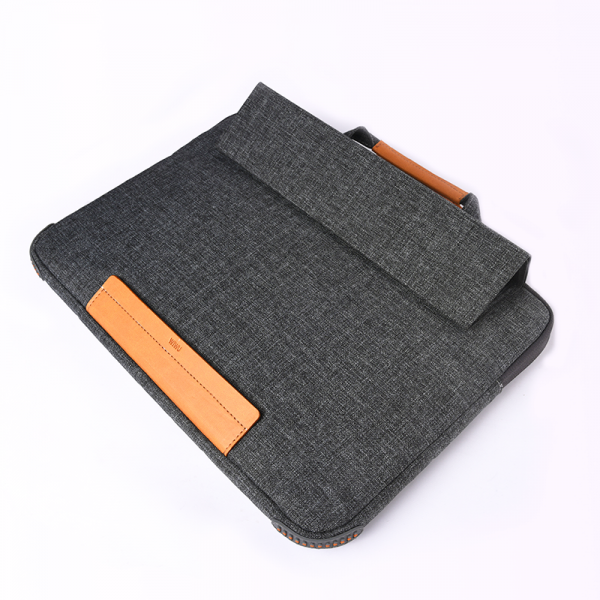 Wiwu smart stand laptop sleeve case bag for MacBook pro/laptop 15.4" - Black