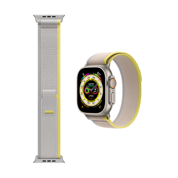 Wiwu trail loop watchband for iwatch 38-41mm - yellow + ivory