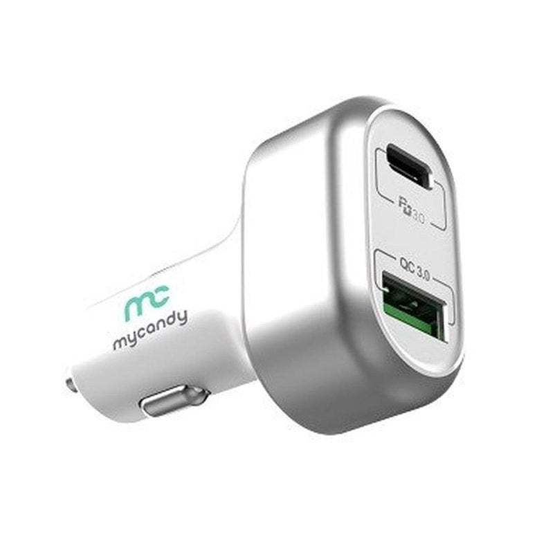 MYCANDY dual port fast car charger 63w